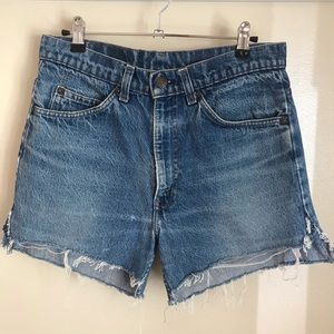 Levi’s Cutoff Shorts, orange tab